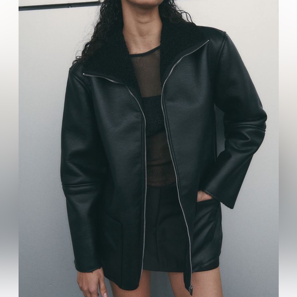 NEW ! Teddy fleece coated jacket